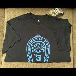 Adidas Las Vegas LE Horseshoe Casino Chip “Impossible is Nothing” Navy S New